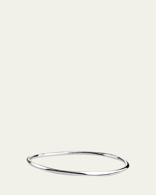 Squiggle Bangle in Sterling Silver